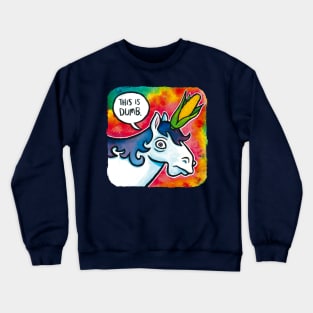 UniCORN, get it? Har har. This is dumb. Crewneck Sweatshirt